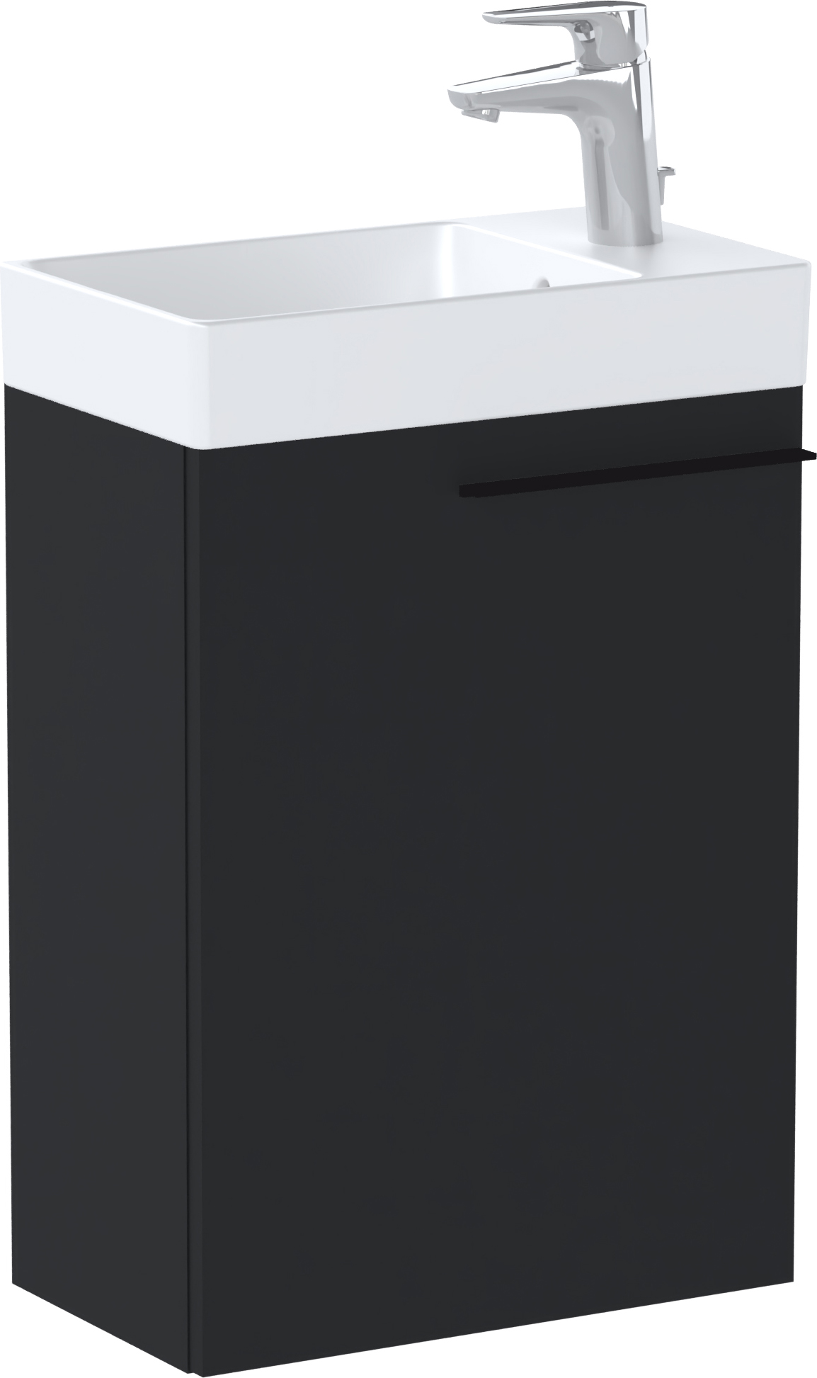 Roca Ella Badschrank 43.5x24.9x60 cm Unterschrank hängend schwarz A857779532