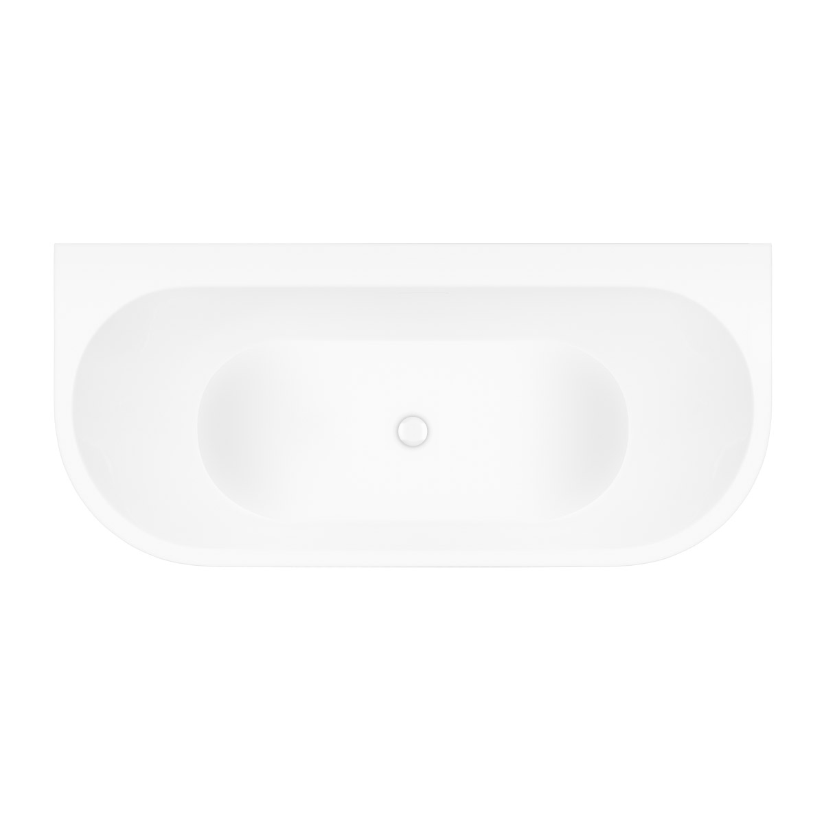 Set Vorwand-Badewanne Oltens Hulda 12021000, Verschlusskappe Oltens 09002000