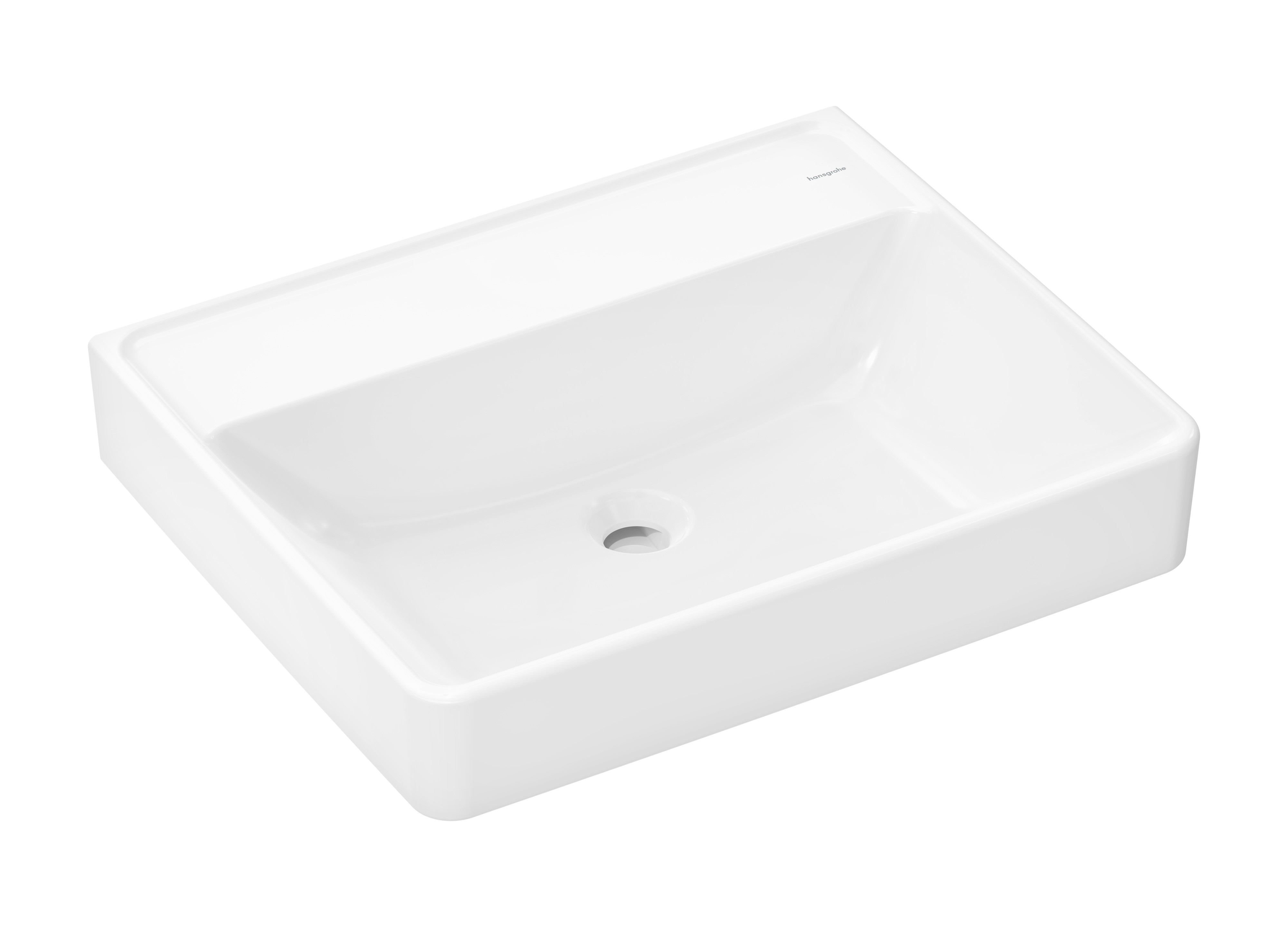 Hansgrohe Xanuia Q Waschbecken 60x48 cm rechteckig Klassisch weiß glanz 60242450