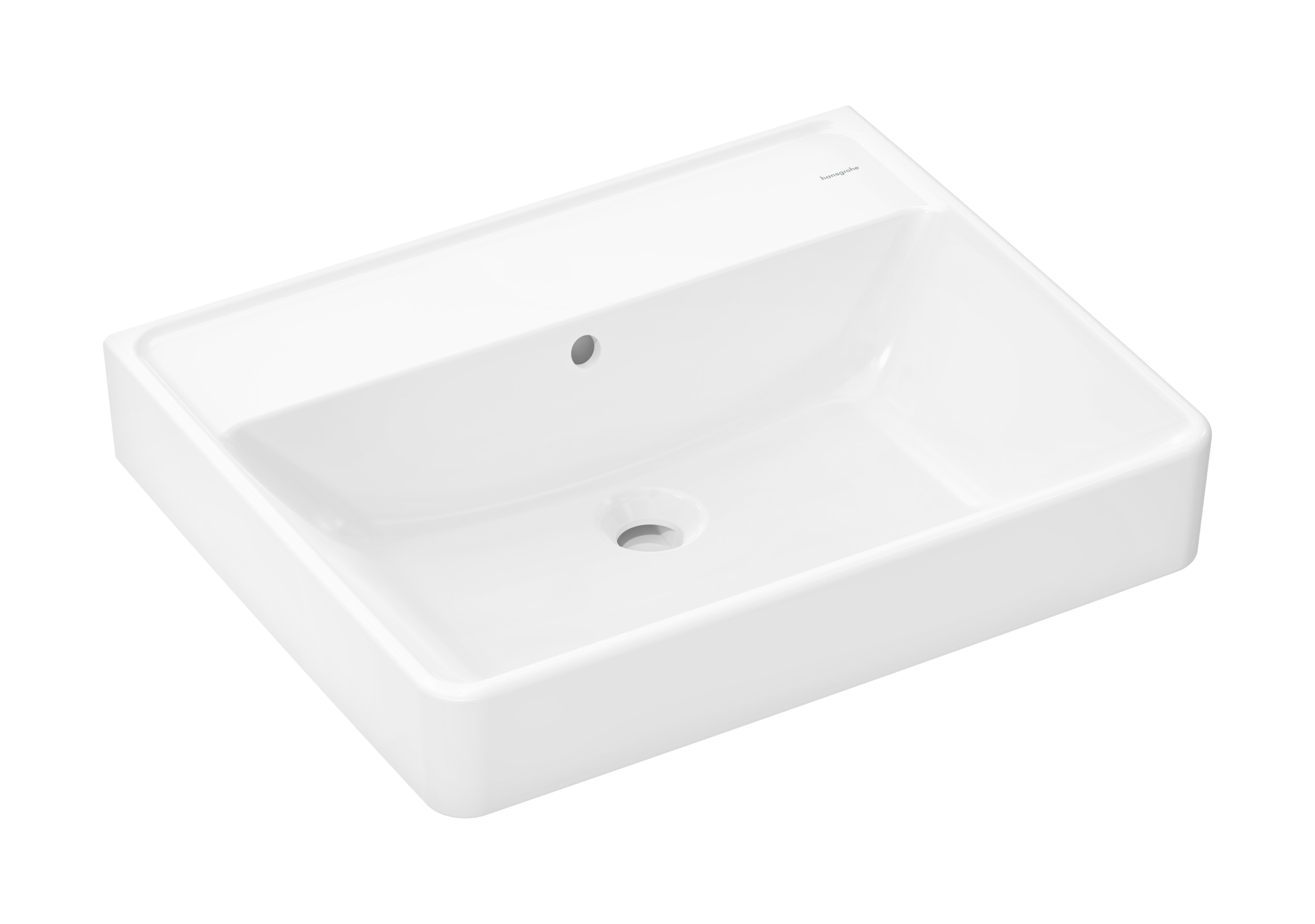 Hansgrohe Xanuia Q Waschbecken 60x48 cm rechteckig Klassisch weiß glanz 61149450