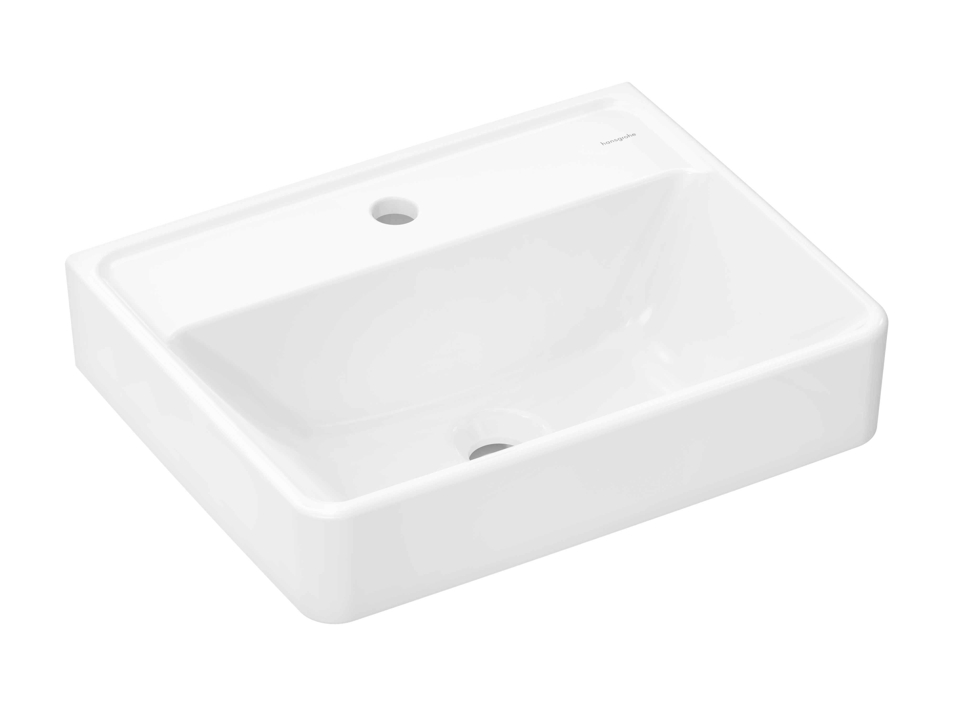 Hansgrohe Xanuia Q Waschbecken 50x39 cm rechteckig Klassisch weiß glanz 60233450