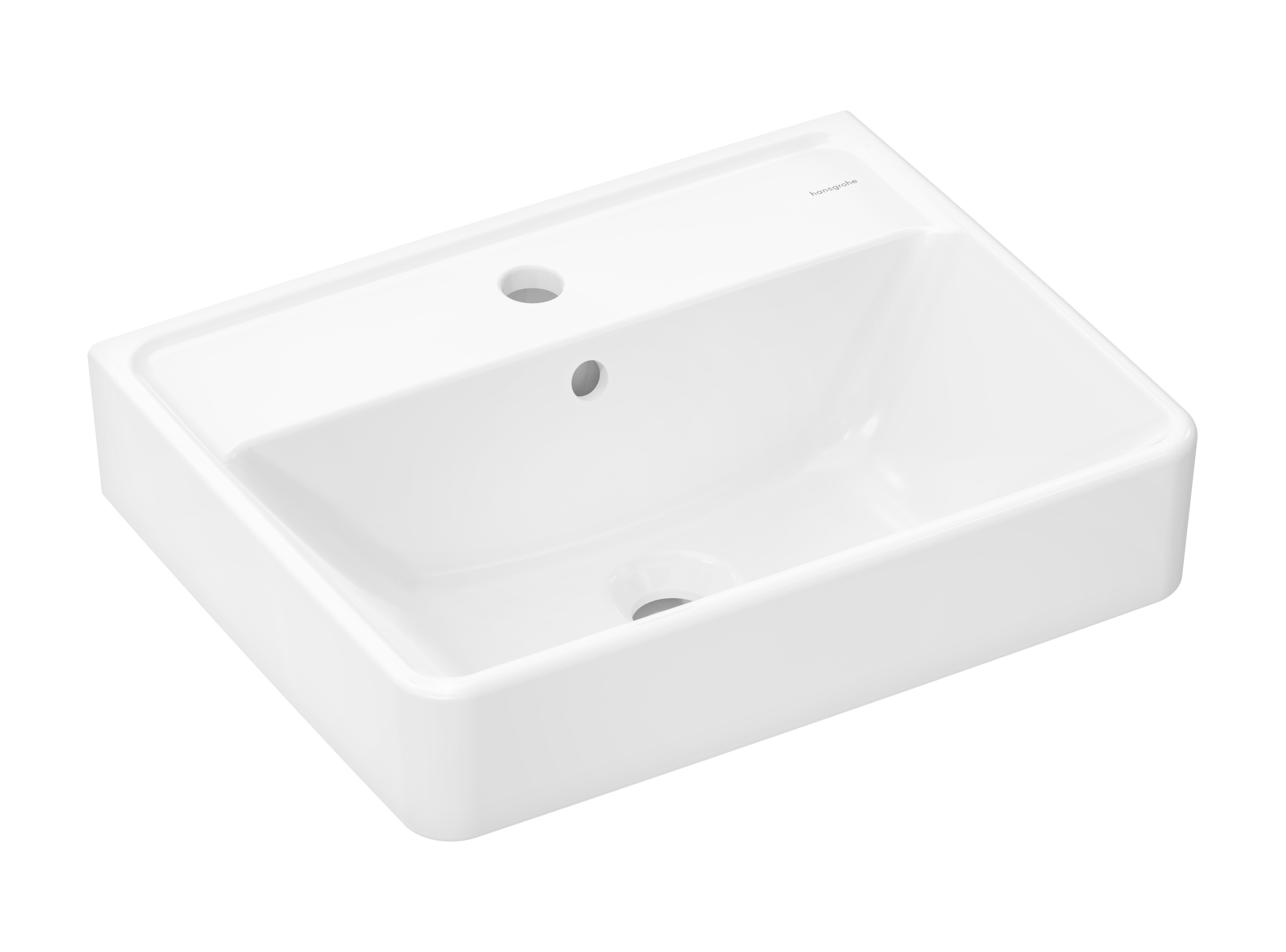 Hansgrohe Xanuia Q Waschbecken 50x39 cm rechteckig Klassisch weiß glanz 61008450