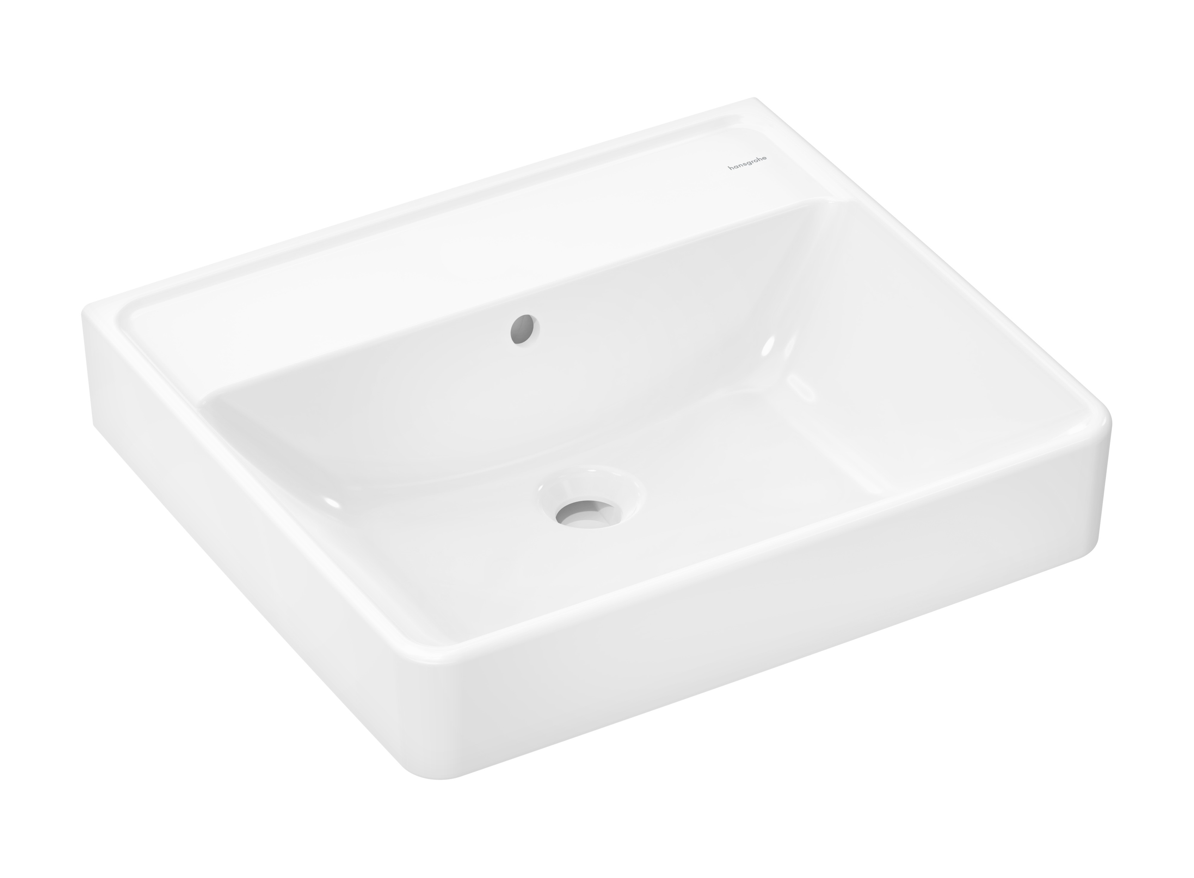Hansgrohe Xanuia Q Waschbecken 55x48 cm rechteckig Klassisch weiß glanz 61146450