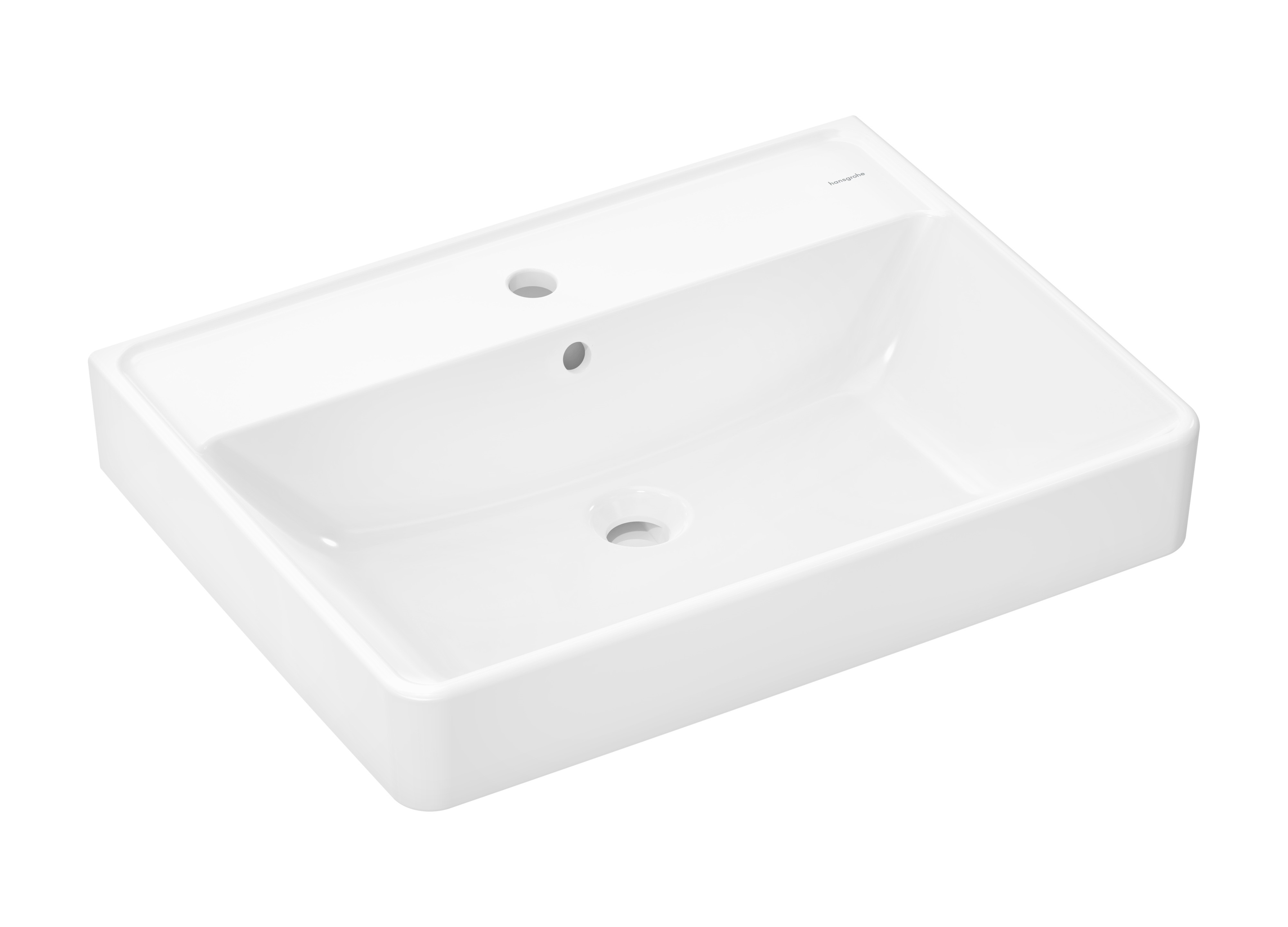 Hansgrohe Xanuia Q Waschbecken 65x48 cm rechteckig Klassisch weiß glanz 60134450