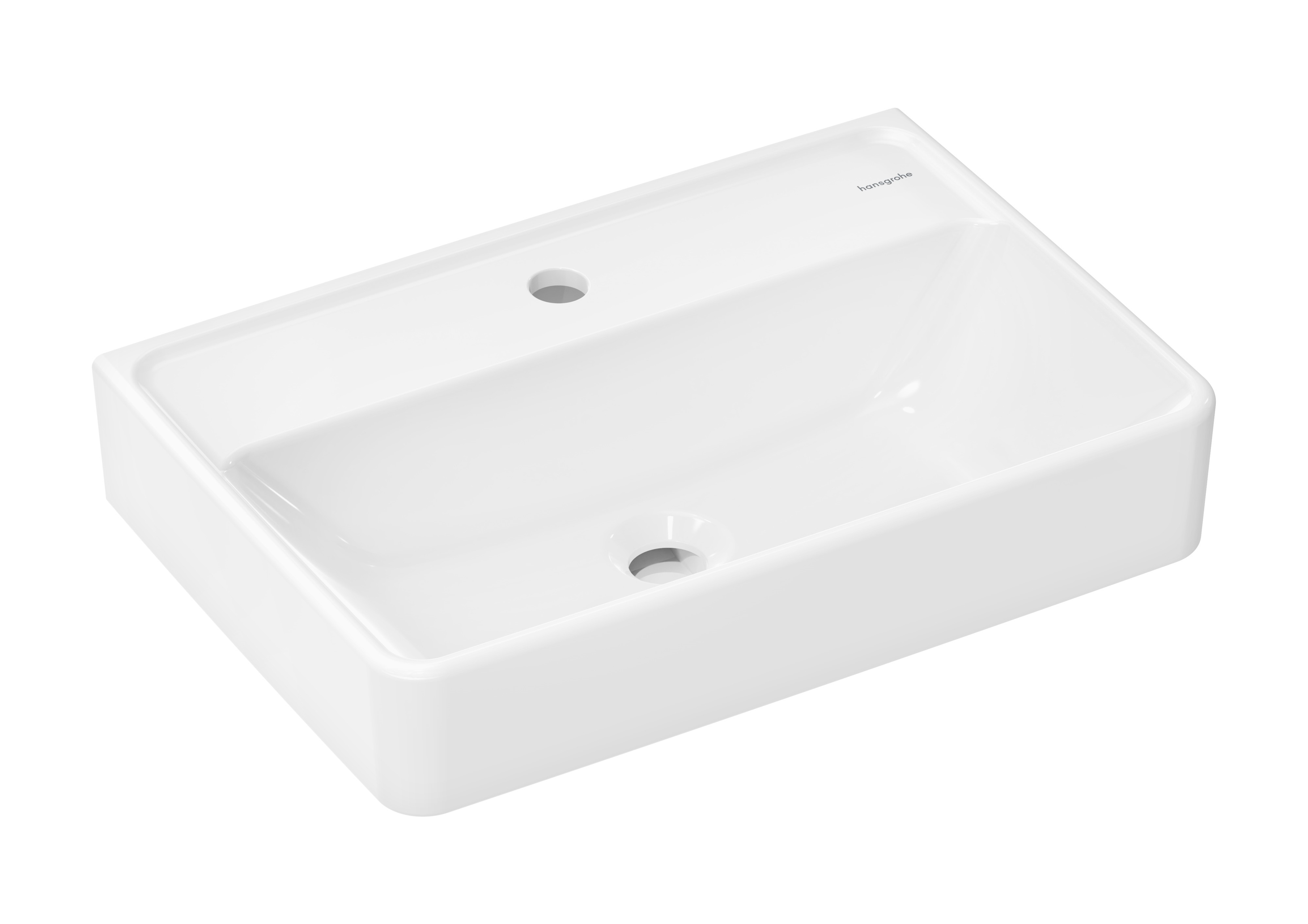 Hansgrohe Xanuia Q Waschbecken 55x37 cm rechteckig Klassisch weiß glanz 61122450
