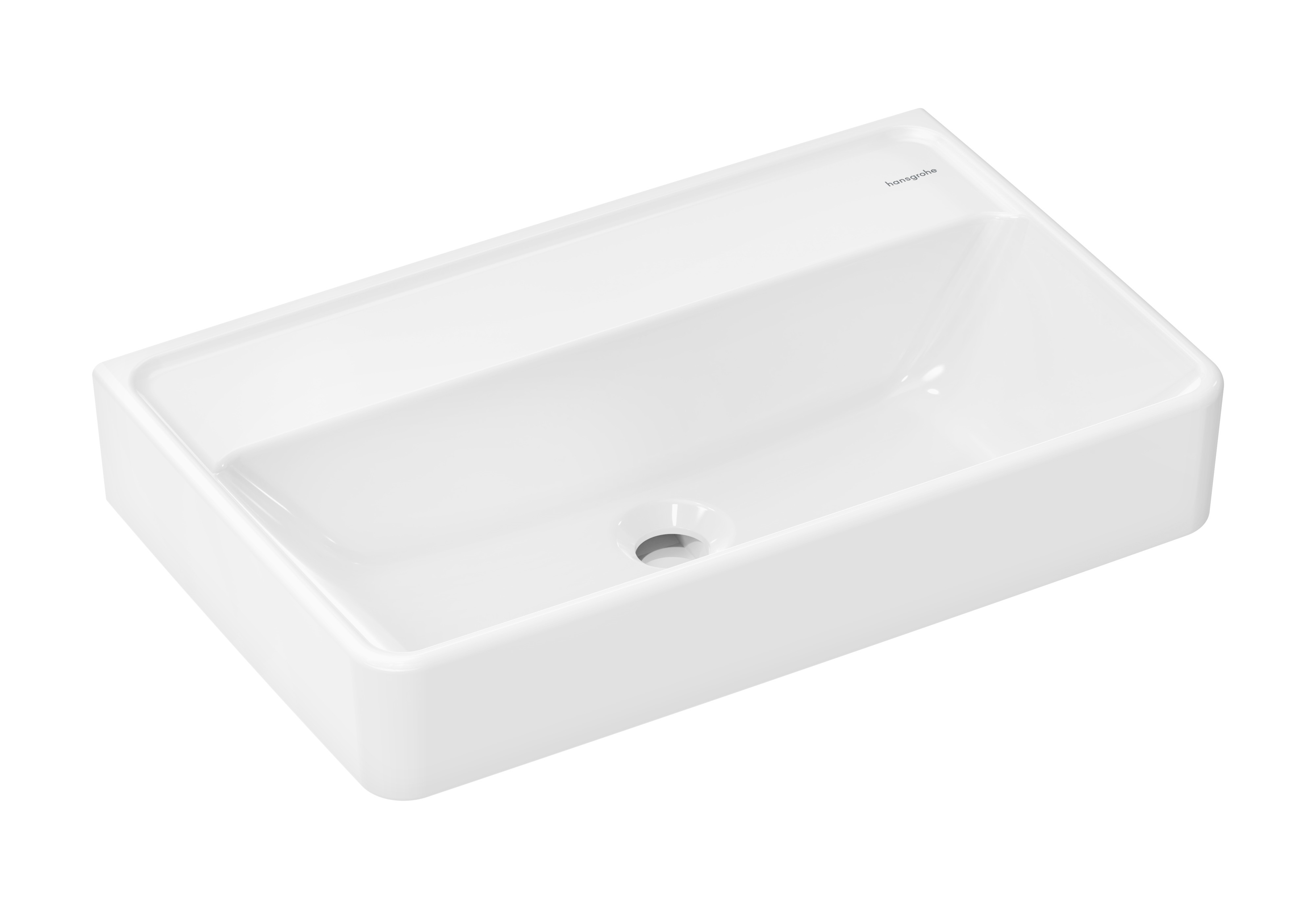 Hansgrohe Xanuia Q Waschbecken 60x37 cm rechteckig Klassisch weiß glanz 60216450