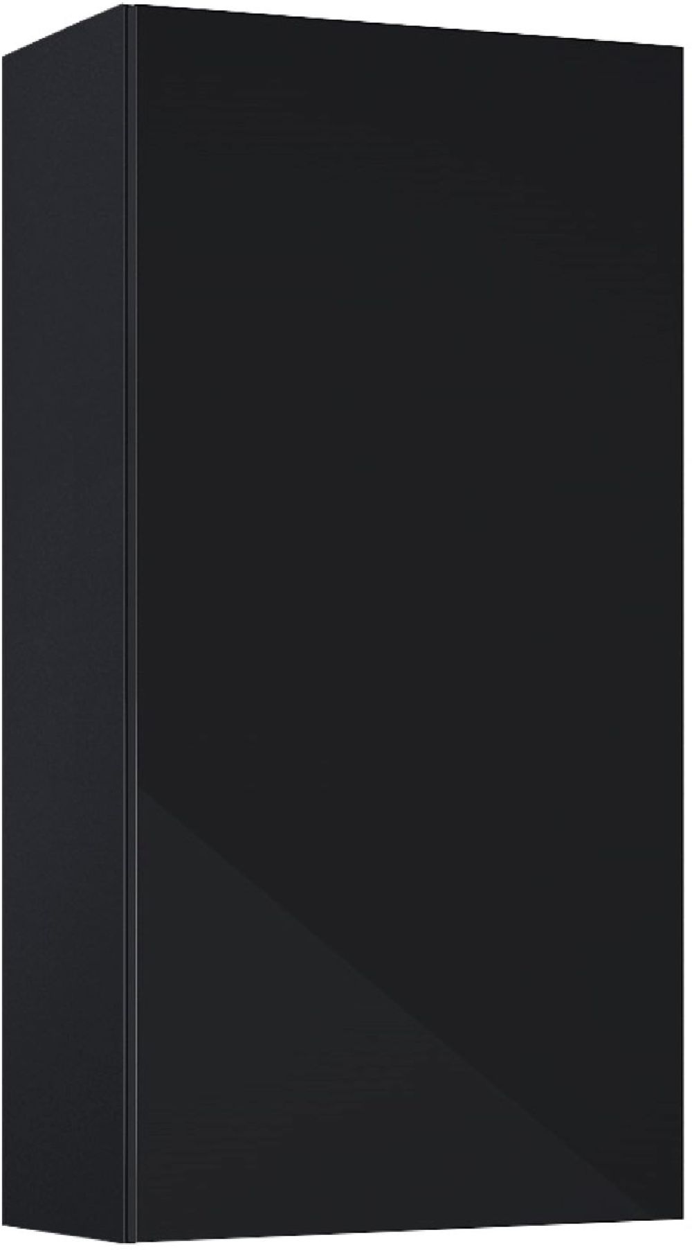 Elita For All Badschrank 40x21.6x80 cm Seitenschrank hängend schwarz RE140400073510