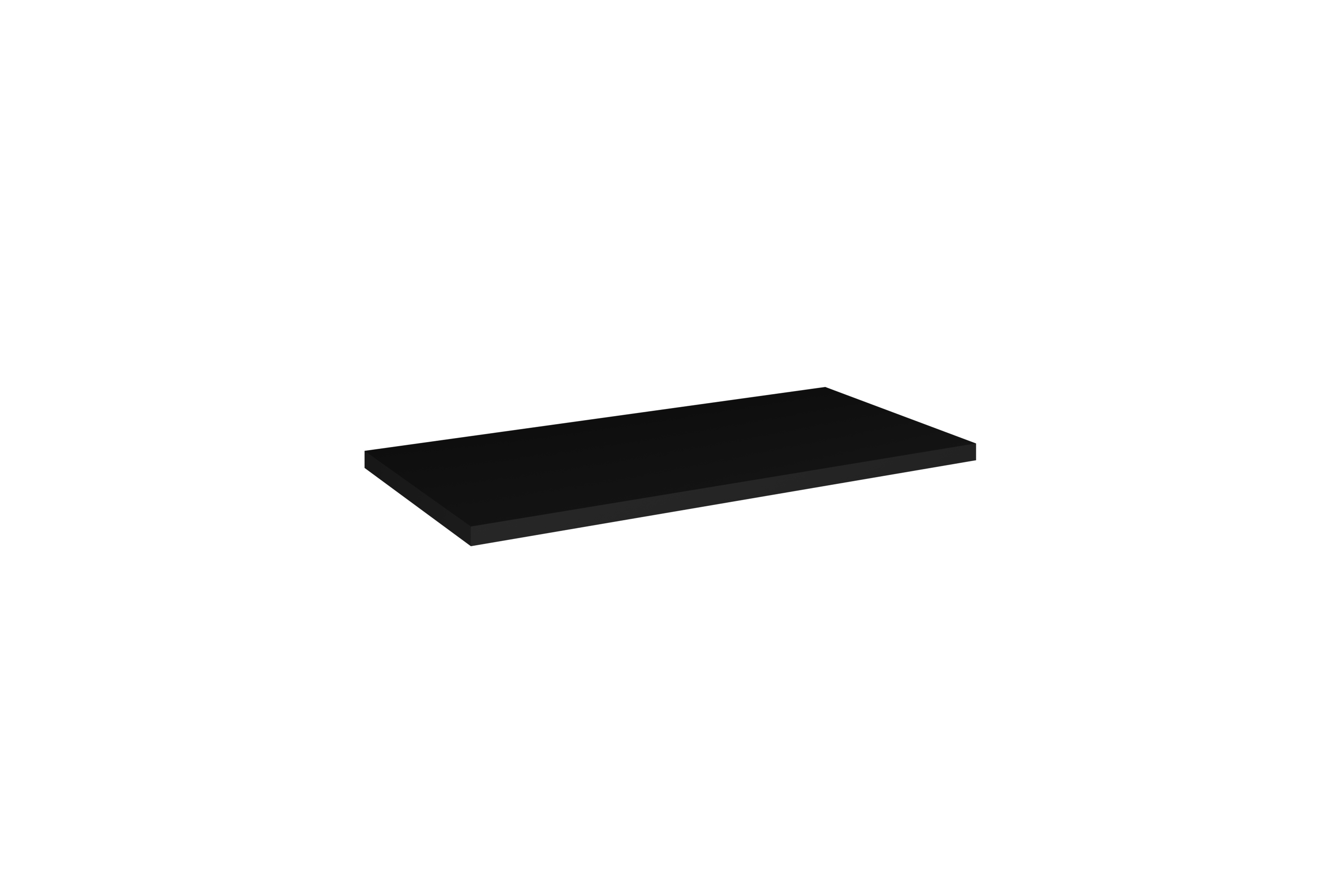 Comad Nova Black Waschtischplatte 80.4x40 cm schwarz NOVA BLACK B 89-80