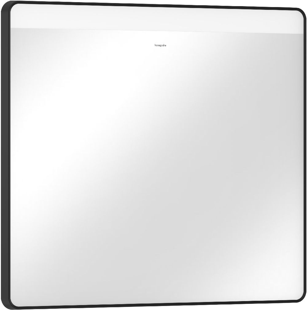 Hansgrohe Xarita Lite Q Spiegel 80x70 cm rechteckig mit Beleuchtung schwarz 54958670