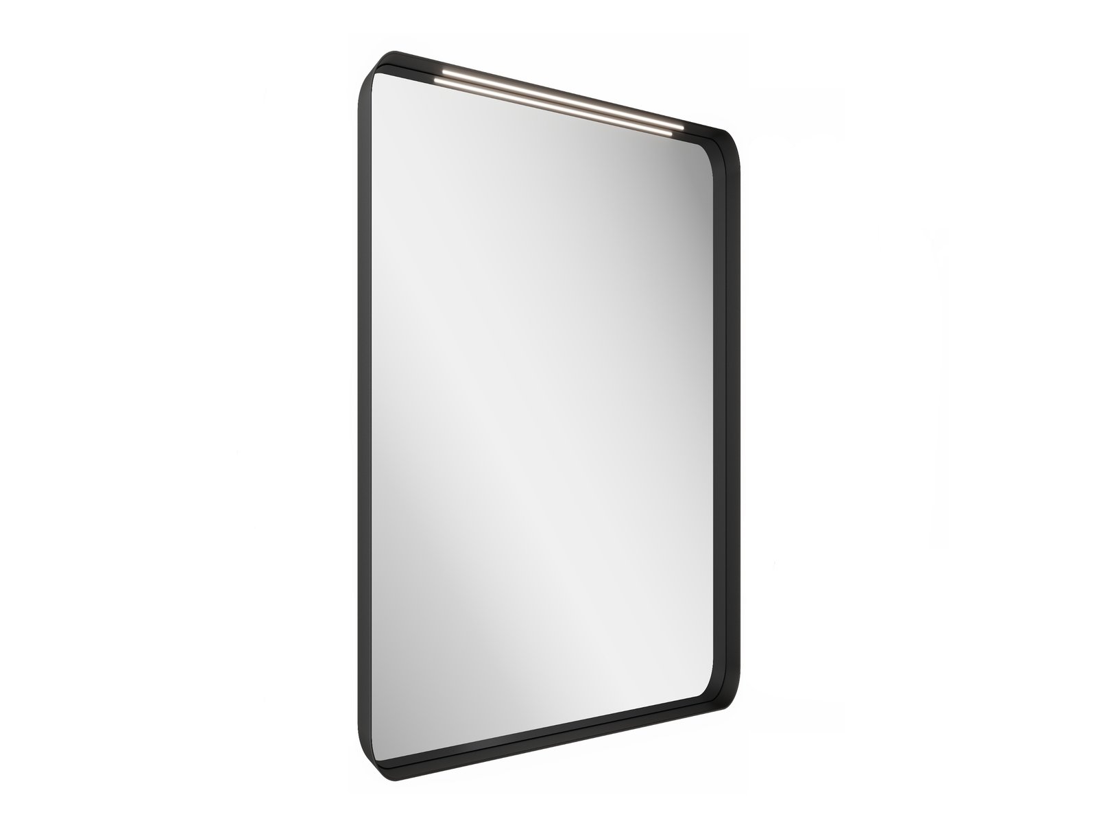 Ravak Strip Spiegel 50.6x70.6 cm rechteckig mit Beleuchtung schwarz X000001569