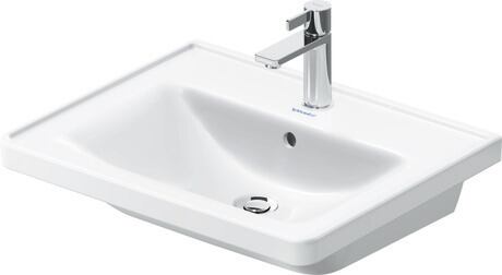 Duravit D-Neo Waschbecken 60x48 cm rechteckig Möbel weiß glanz 2367600060