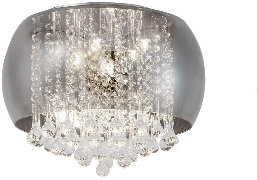 Rabalux Ninelle Deckenlampe 6x40 W chrom-verraucht 3598