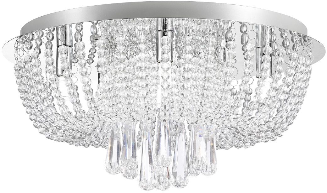 Rabalux Larisha Deckenlampe 6x40 W chrom-transparent 6806