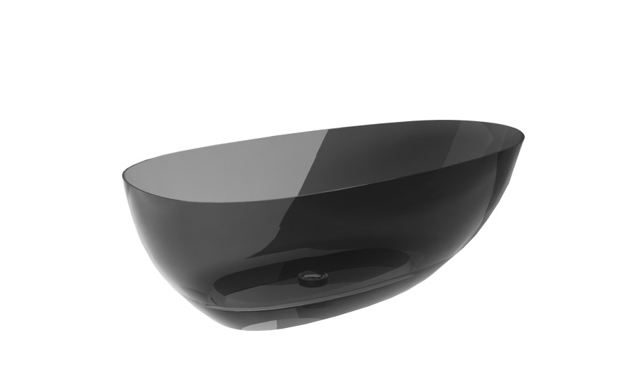 Besco Xara Freistehende Badewanne 160x75 cm oval #WAX-160-CGB