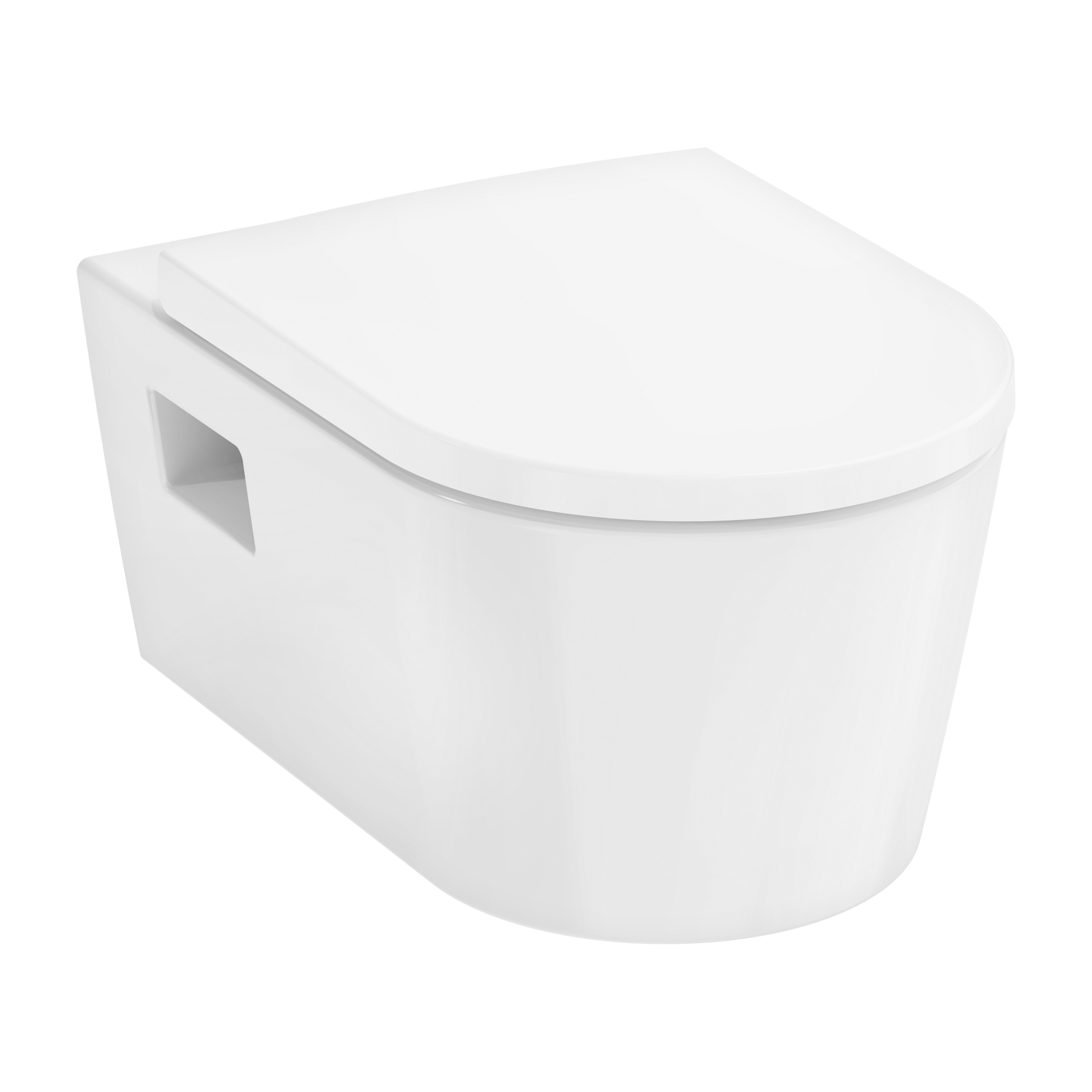 Hansgrohe EluPura Original S WC-Set mit Sitz hängend Spülrandlos weiß Glanz 60207450