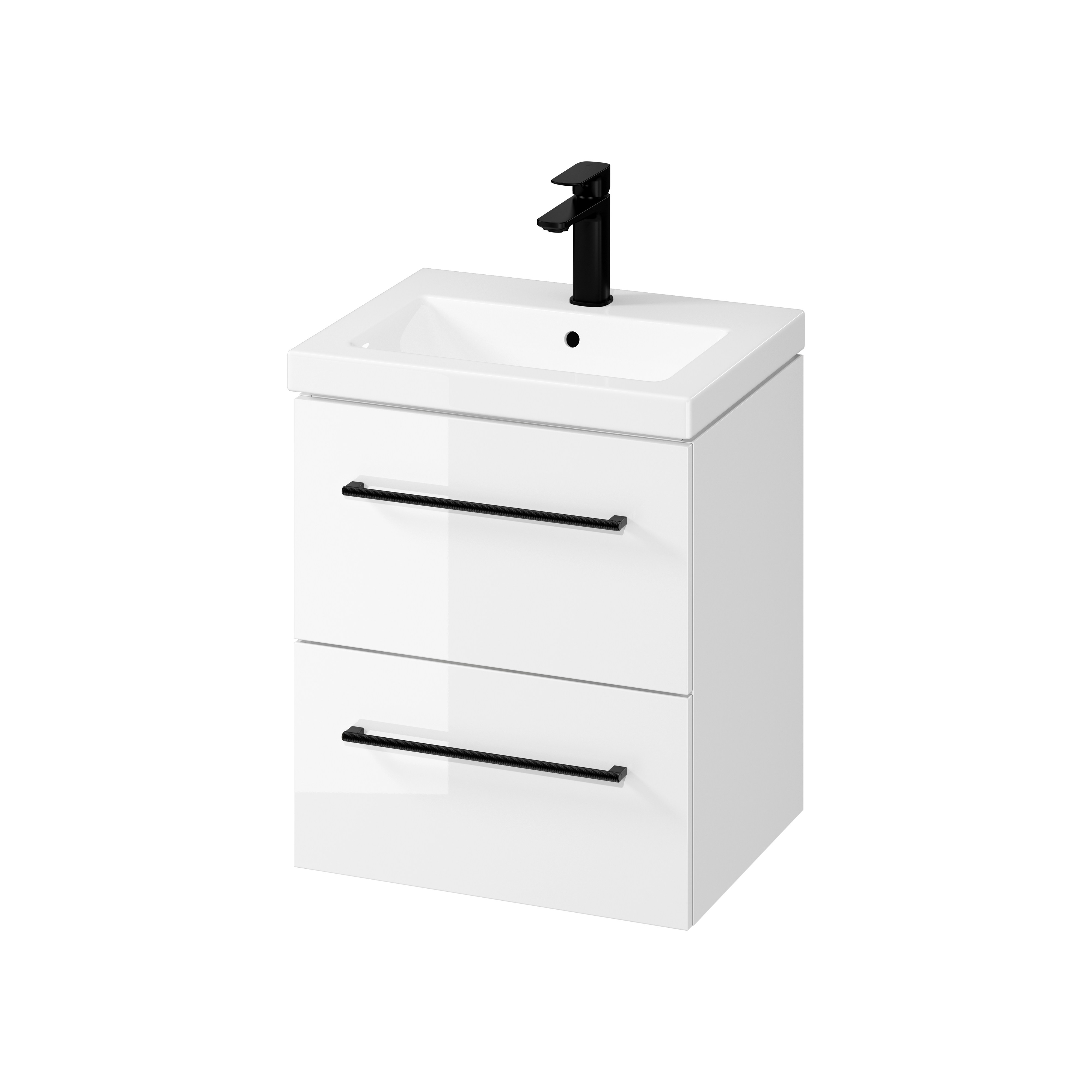 Cersanit Larga Waschtisch mit Unterschrank 50 cm weiß S801-567