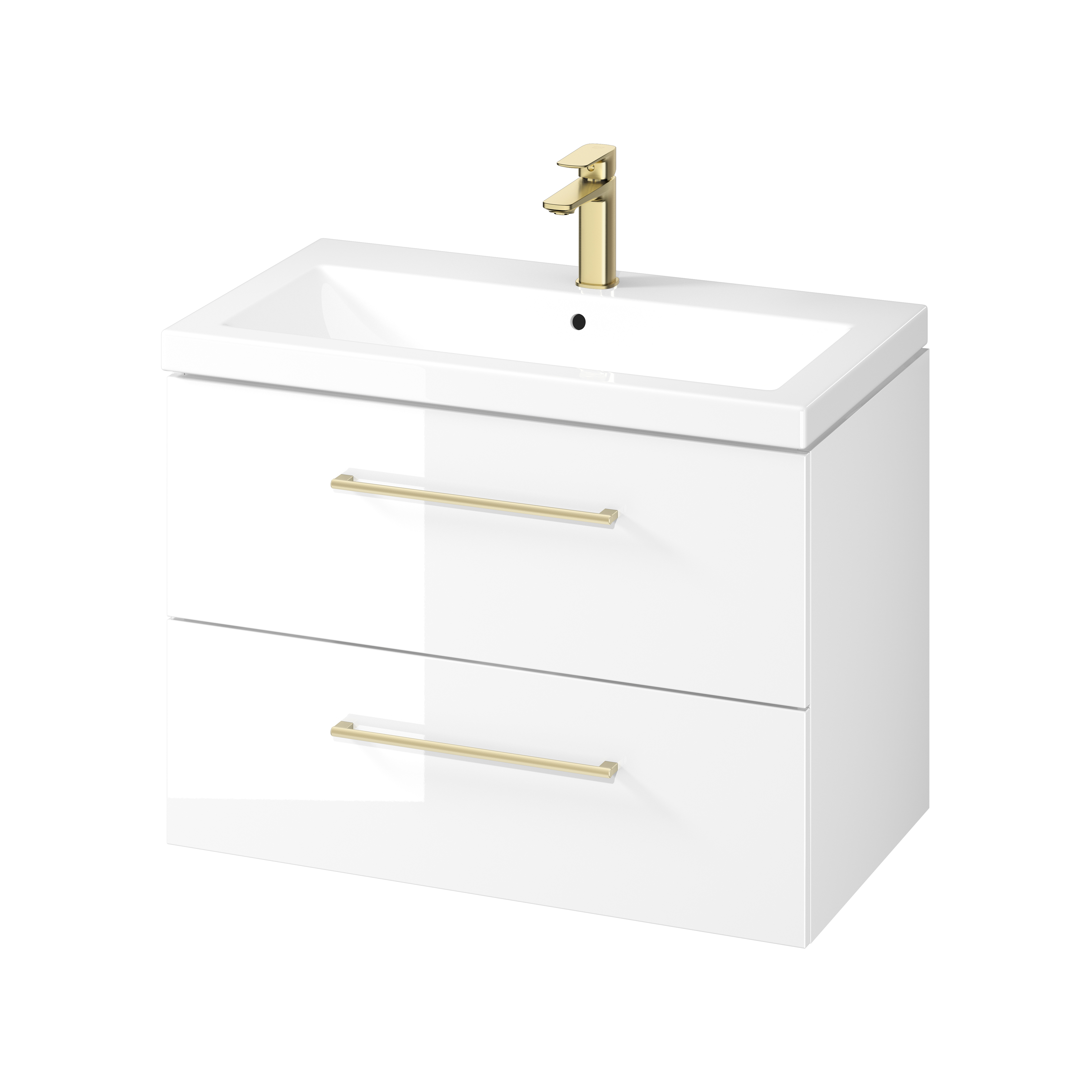Cersanit Larga Waschtisch mit Unterschrank 80 cm weiß S801-575