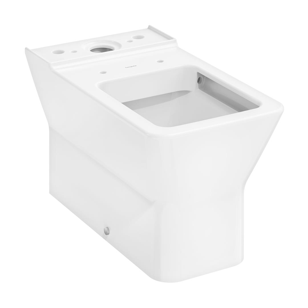 Hansgrohe EluPura Original Q WC-Becken stehend Spülrandlos weiß Glanz 60135450