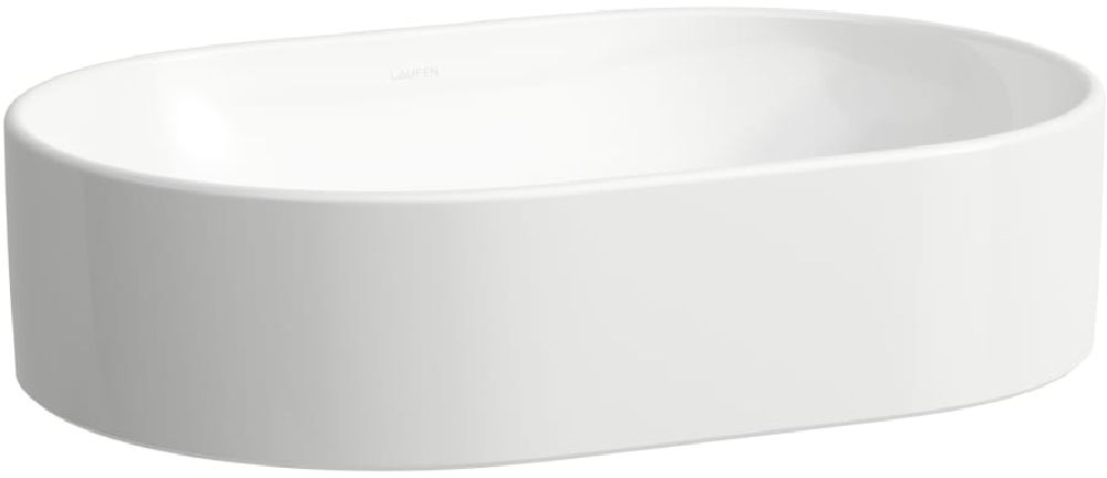 Laufen Savoy Waschbecken 55x38 cm oval Aufsatzwaschbecken weiß glanz H8129440001091