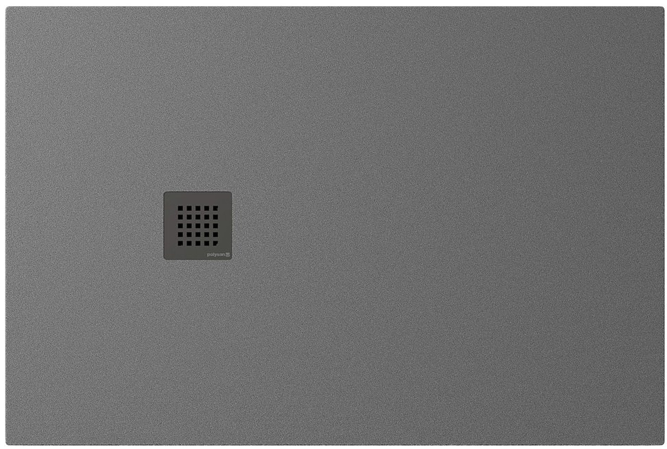 Polysan Treneca Rechteckige Duschwanne 130x80 cm grau 84303.31