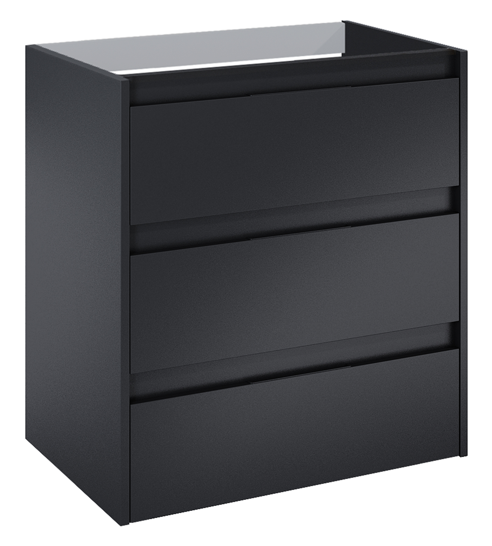 Roca Alpine Badschrank 68.5x45.2x74 cm Unterschrank hängend schwarz A857867532