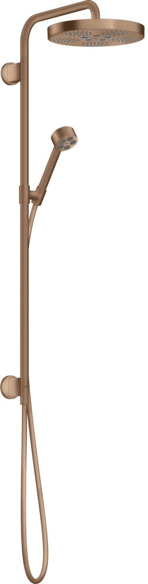 Axor One Duschset Unterputz mit Kopfbrause gold 48790310