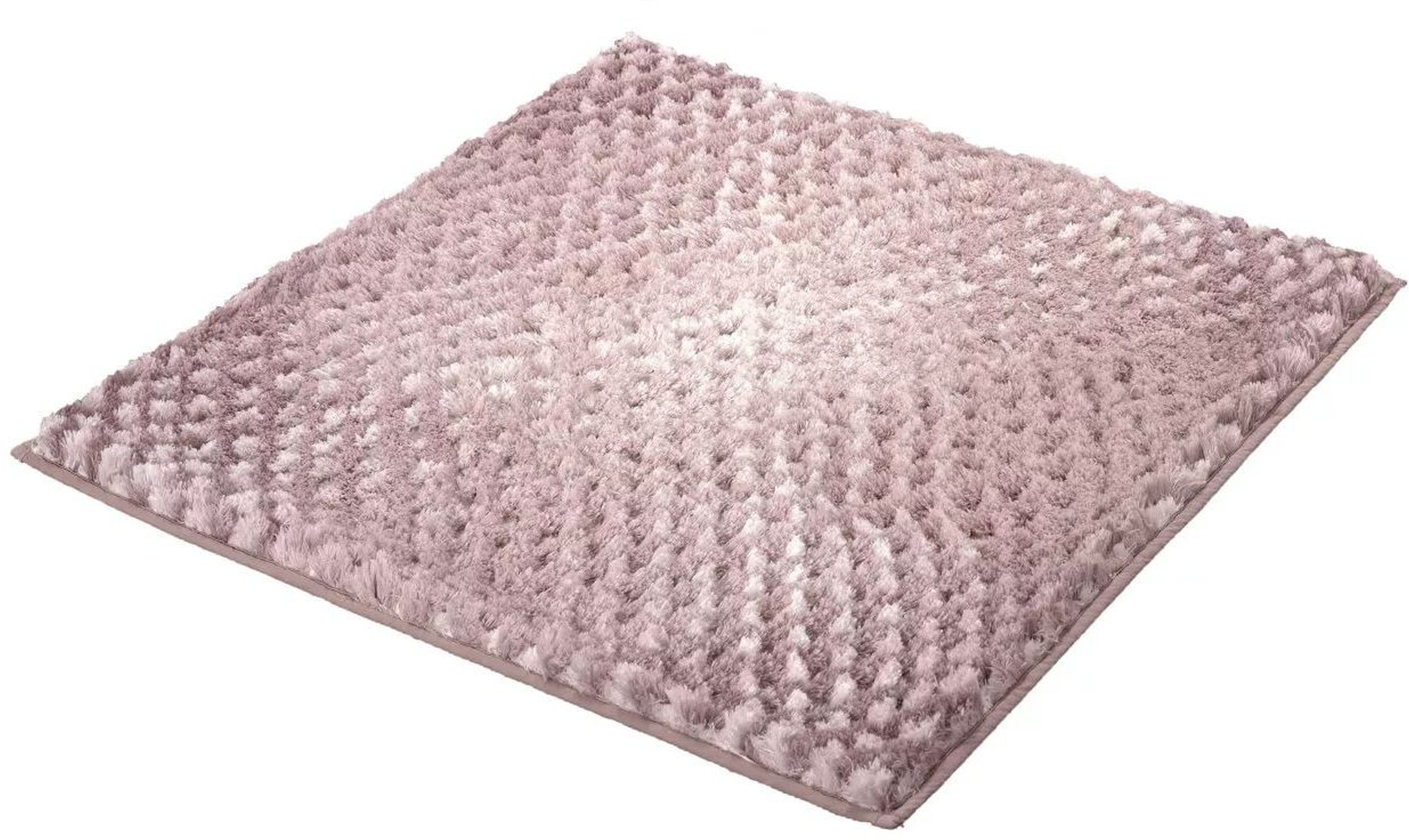 Kleine Wolke Cory Badteppich 60x60 cm quadratisch rosa 9121407135