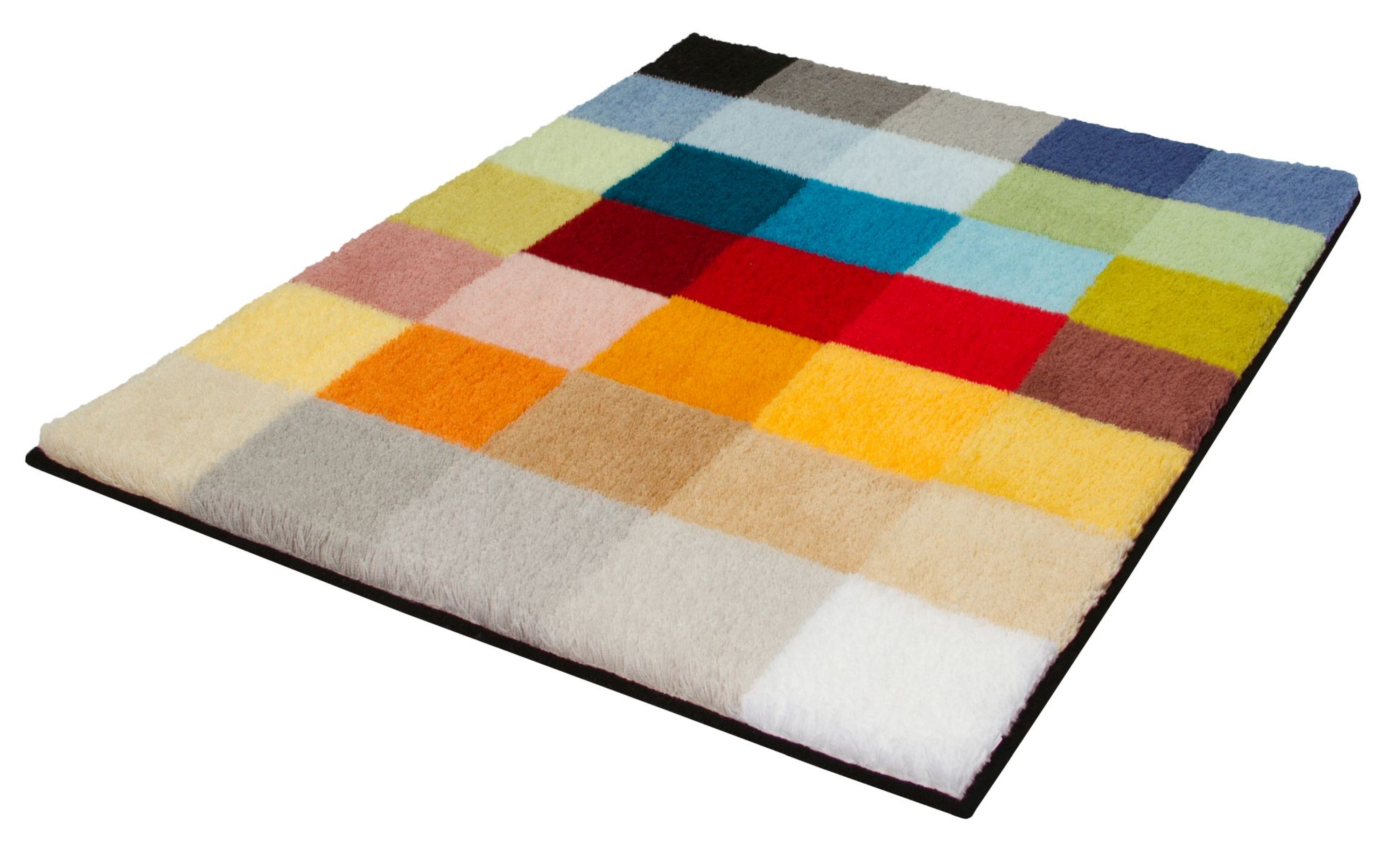 Kleine Wolke Cubetto Badteppich 145x85 cm rechteckig farbmischung 8821148693