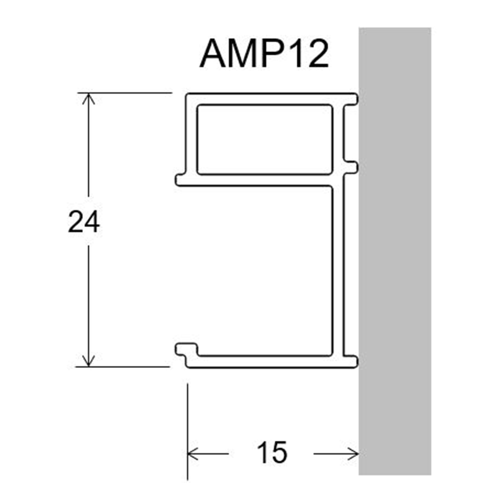 Roca Metropolis-N Verbreiterungsprofil AMP1220002