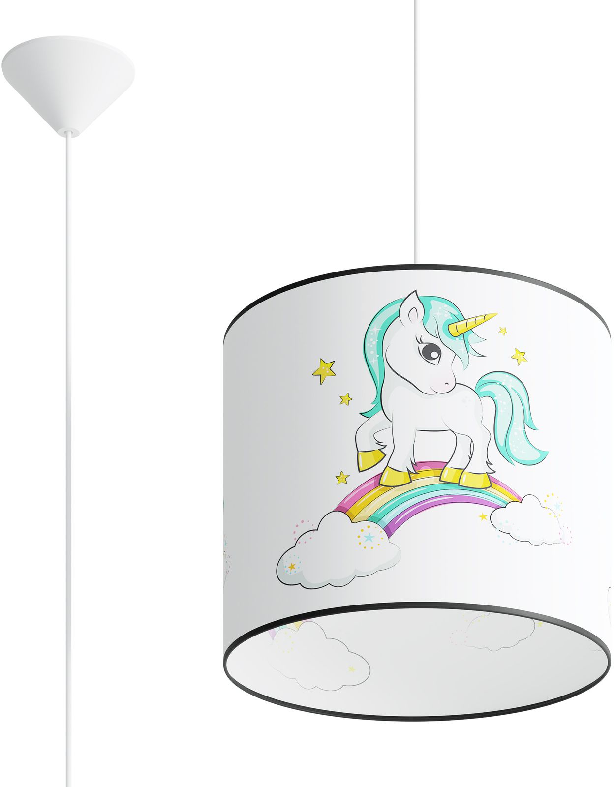 Sollux Lighting Jednorożec Pendelleuchte 1x15 W mehrfarbig SL.1413