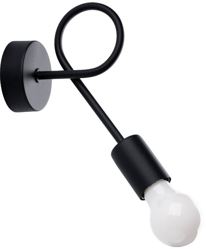 Sollux Lighting Levar Wandleuchte 1x15 W schwarz SL.1454