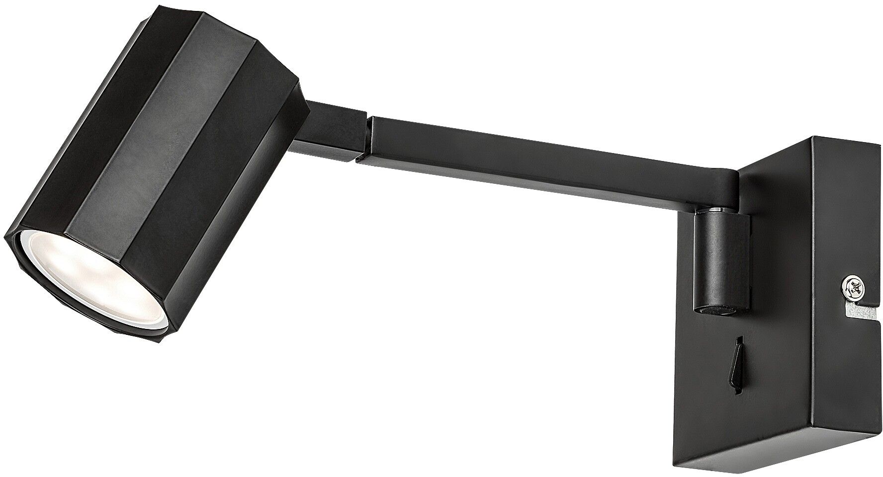 Rabalux Karter Wandleuchte 1x5 W schwarz 73027