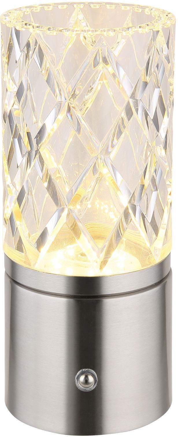 Globo Lighting Lunki Tischlampe 1x2.5 W übersichtlich-nickel 21010N