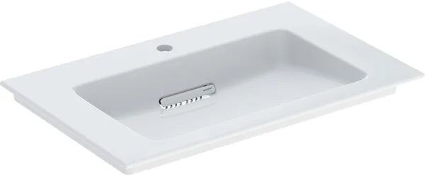 Geberit One Waschbecken 120x48 cm rechteckig Möbel weiß glanz 505.017.00.1