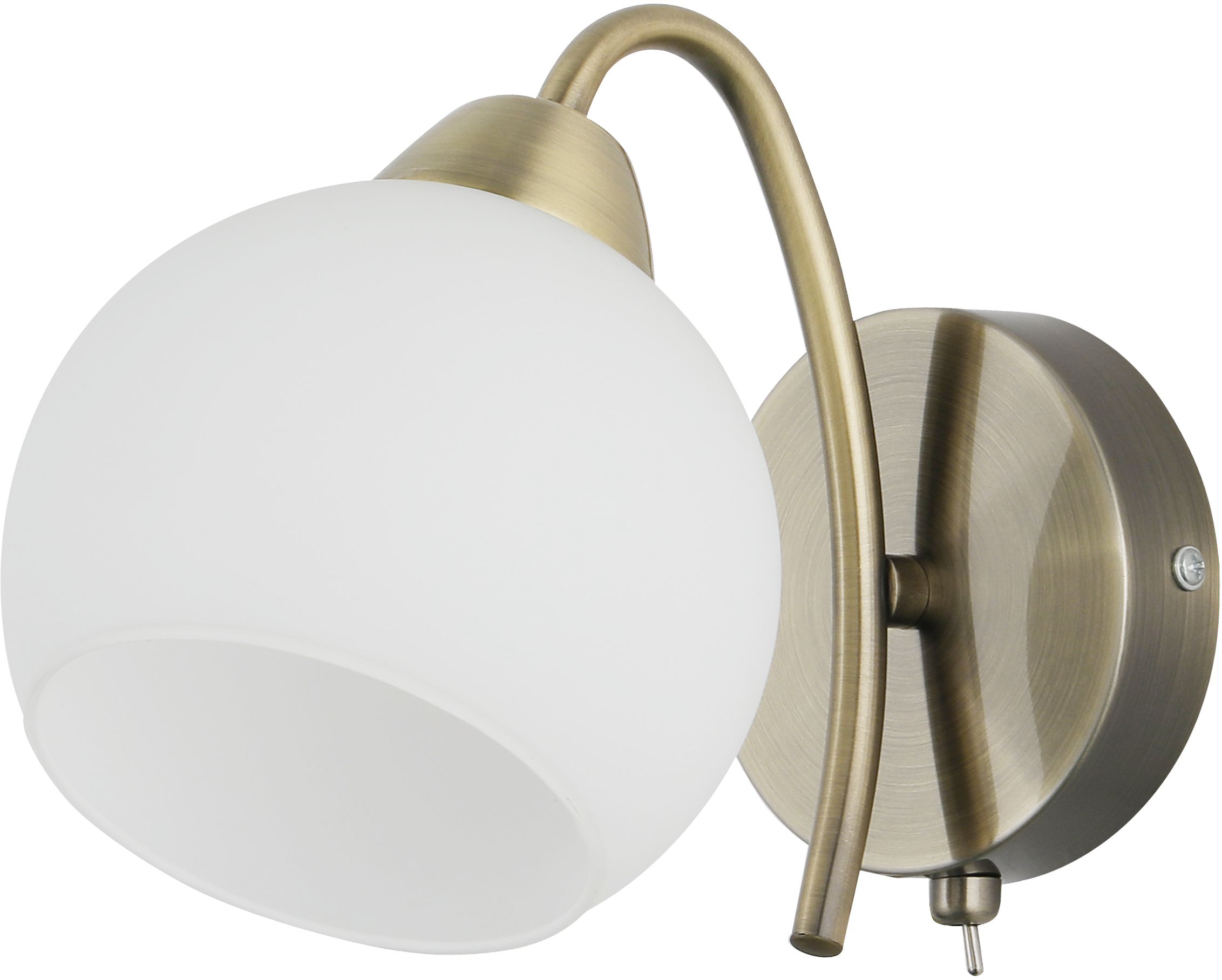 Candellux Nestor Wandleuchte 1x40 W weiß-patina 21-34977