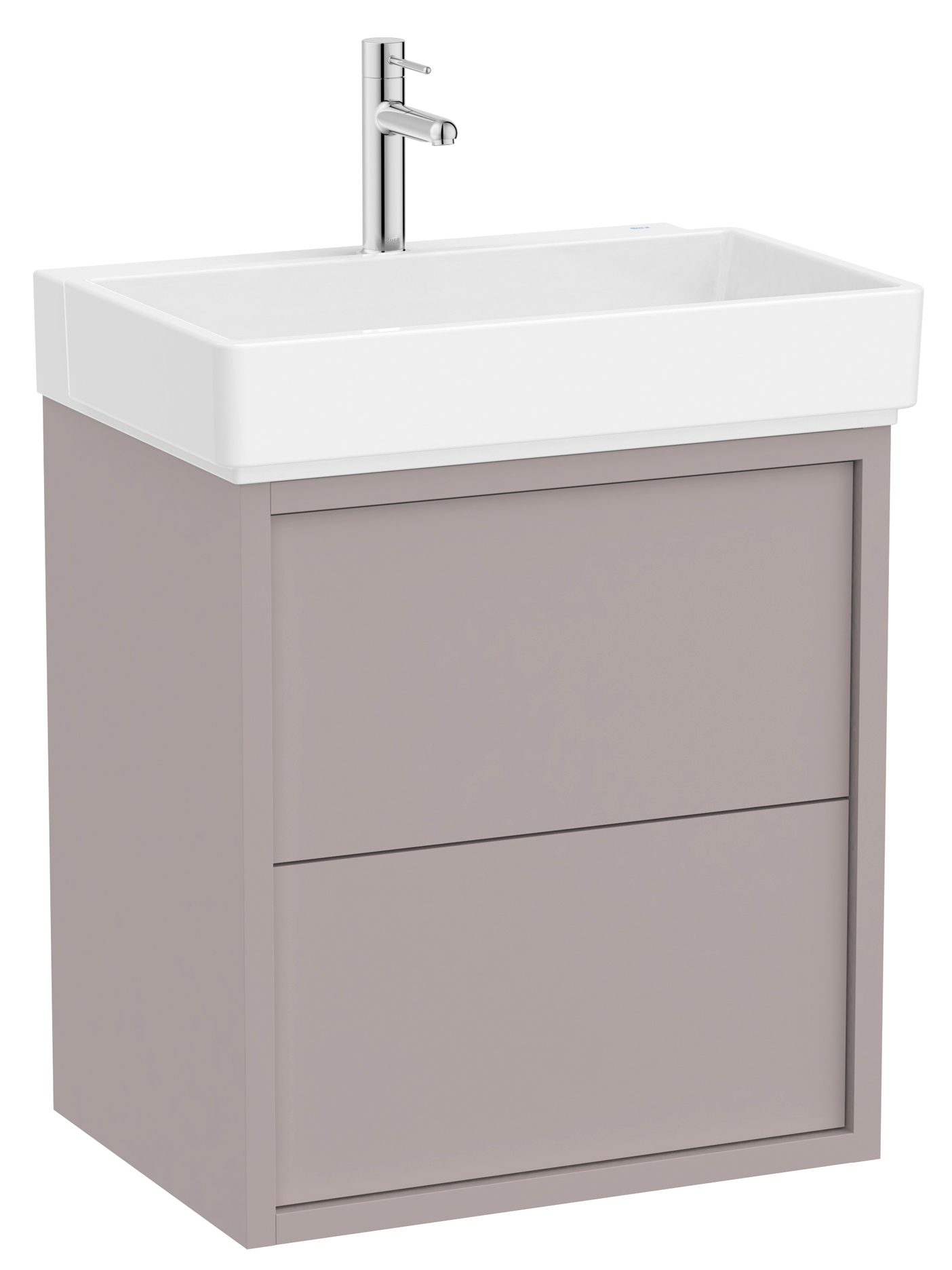 Roca Tura Waschtisch mit Unterschrank 80 cm grau A852026559
