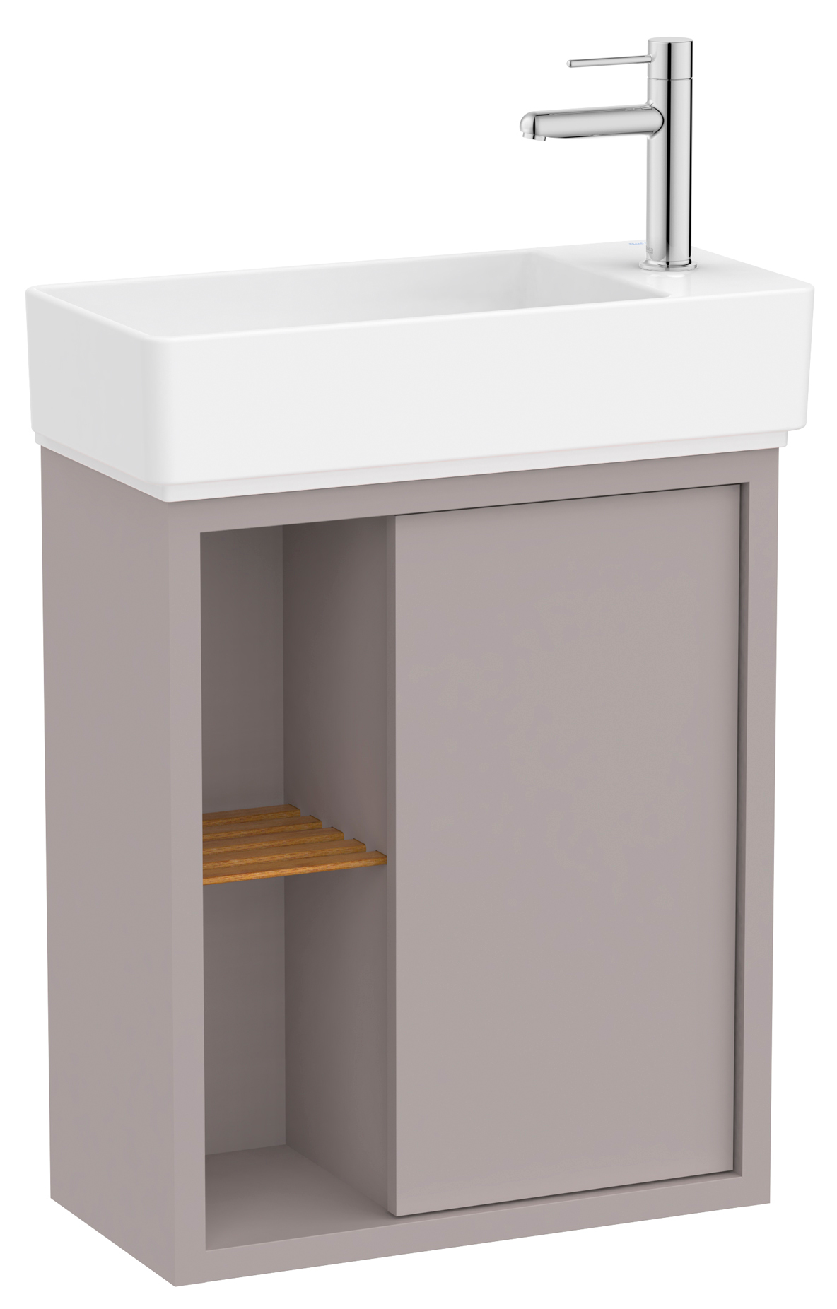 Roca Tura Waschtisch mit Unterschrank 55 cm grau A852022559