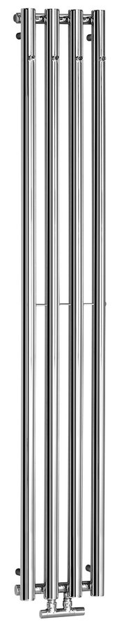 Sapho Pilon Badheizkörper dekorativ 180x27 cm chrom IZ120T