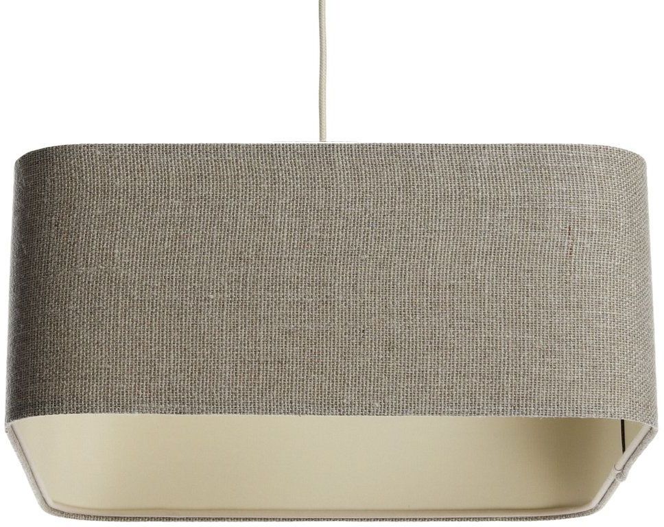 BPS Koncept Kwadro len light Pendelleuchte 1x60 W beige KW-003-40W30