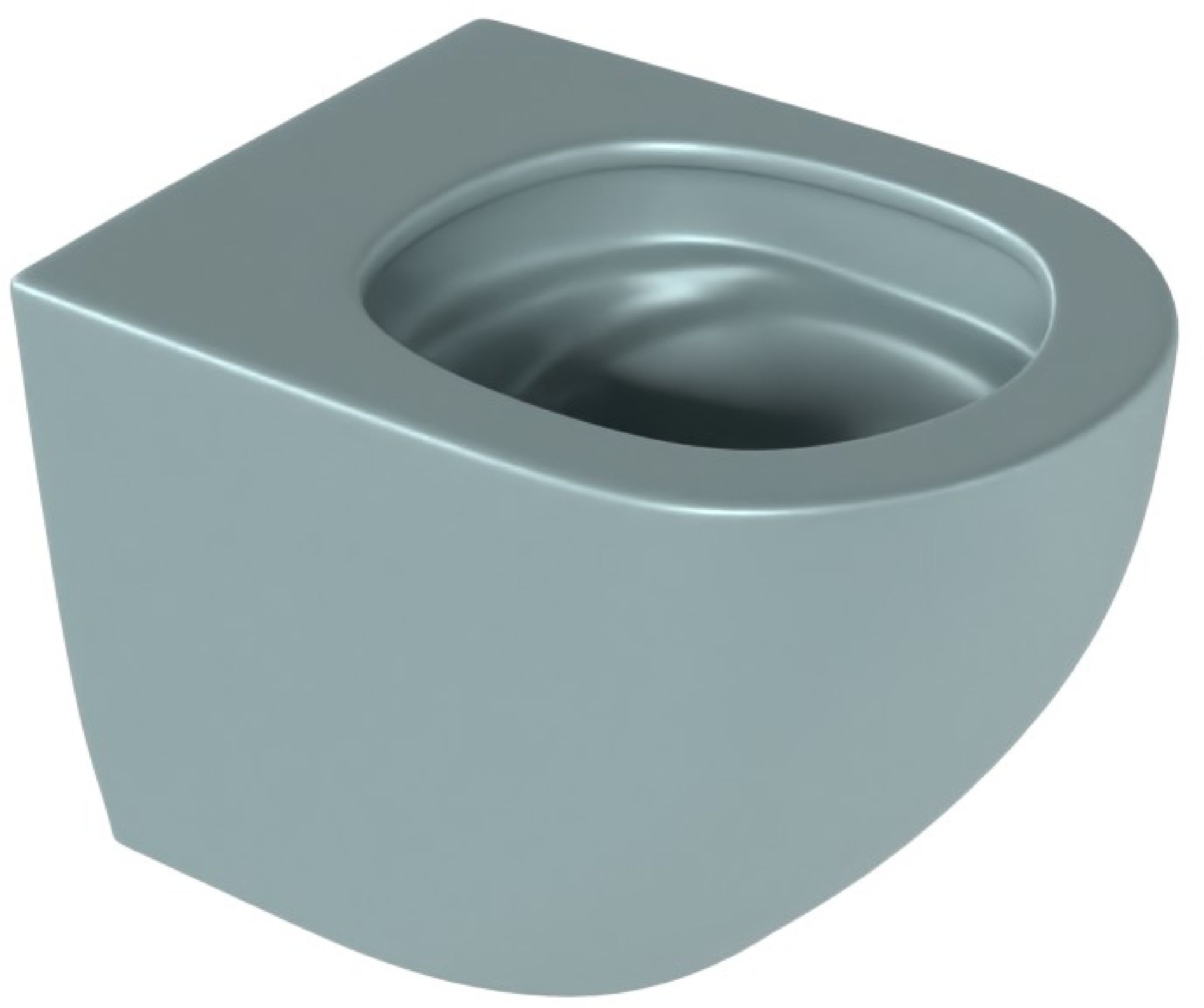 Actima Luqa WC-Becken hängend Spülrandlos mit Wirbelspülung Matte CEAC.6403.480.MBM