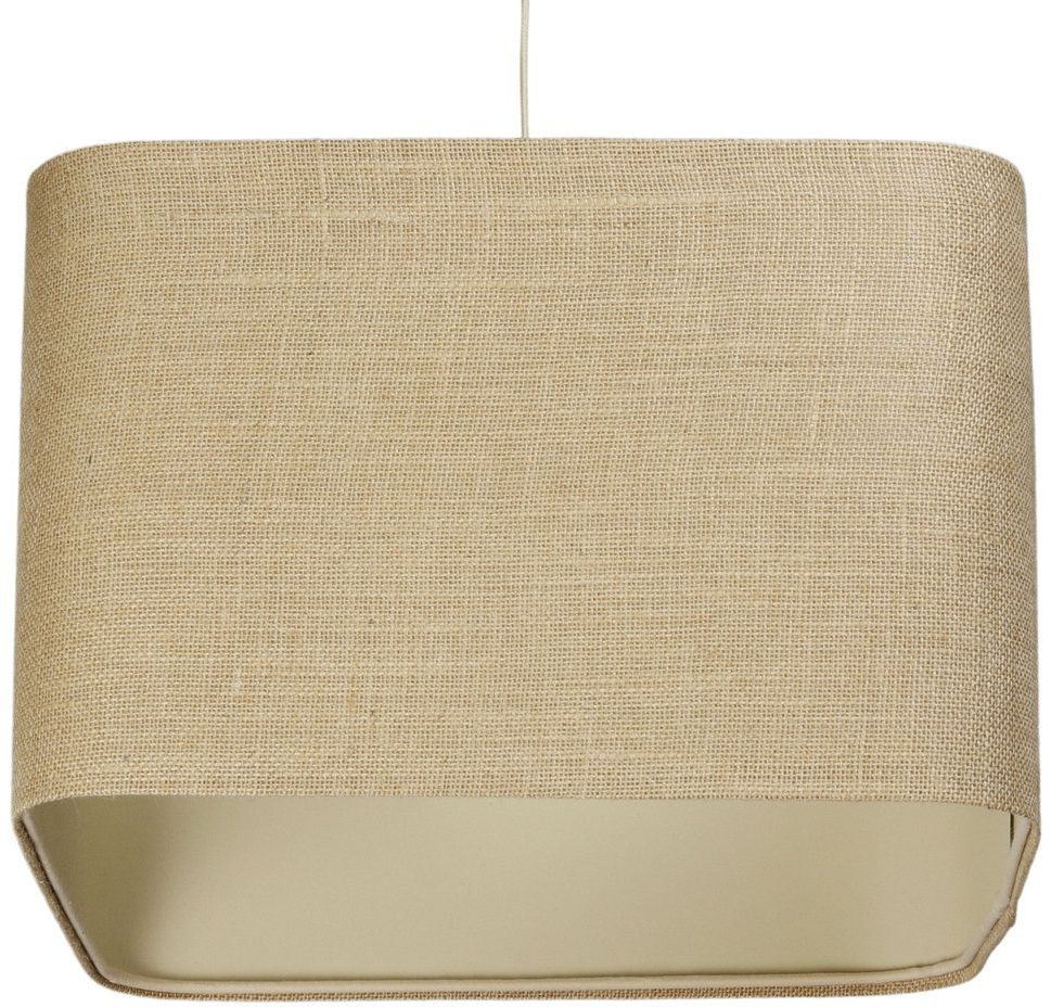 BPS Koncept Kwadro len light Pendelleuchte 1x60 W beige KW-012-40W30