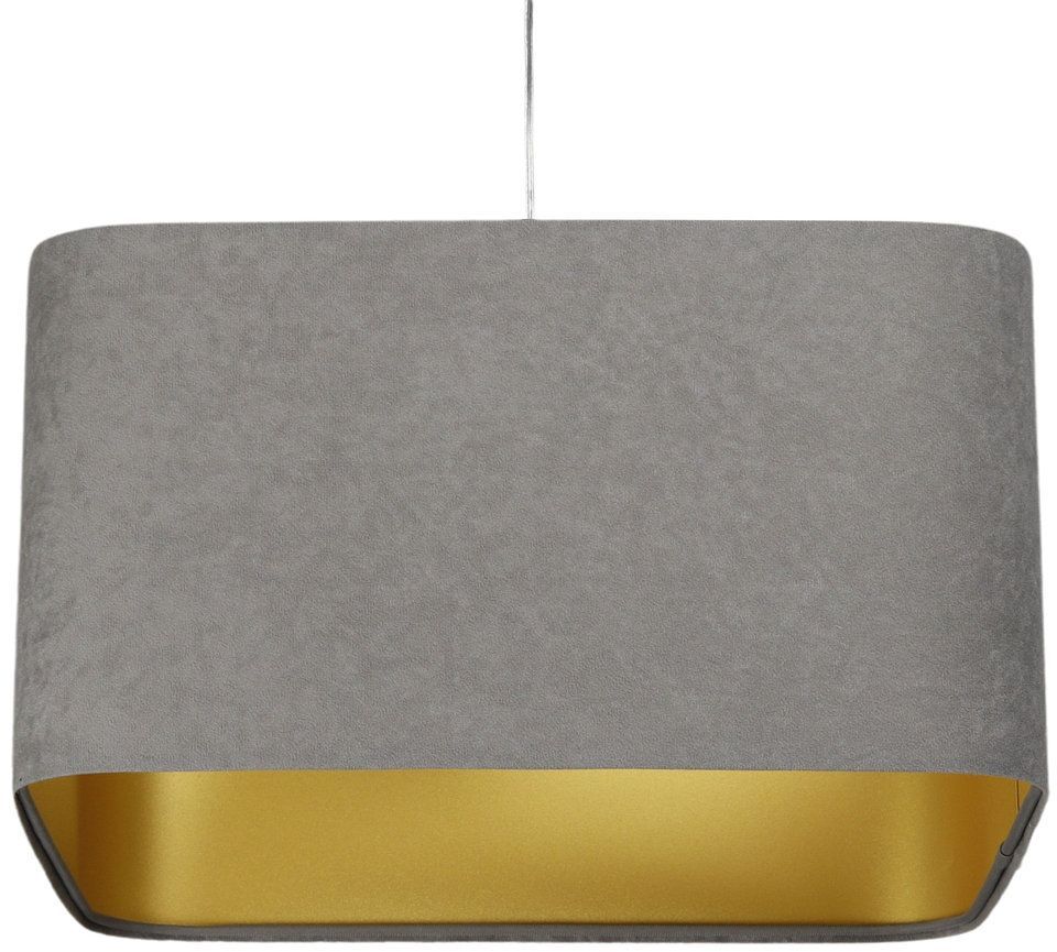 BPS Koncept Kwadro sue Pendelleuchte 1x60 W gold-grau/aschfarben KW-105-40w25