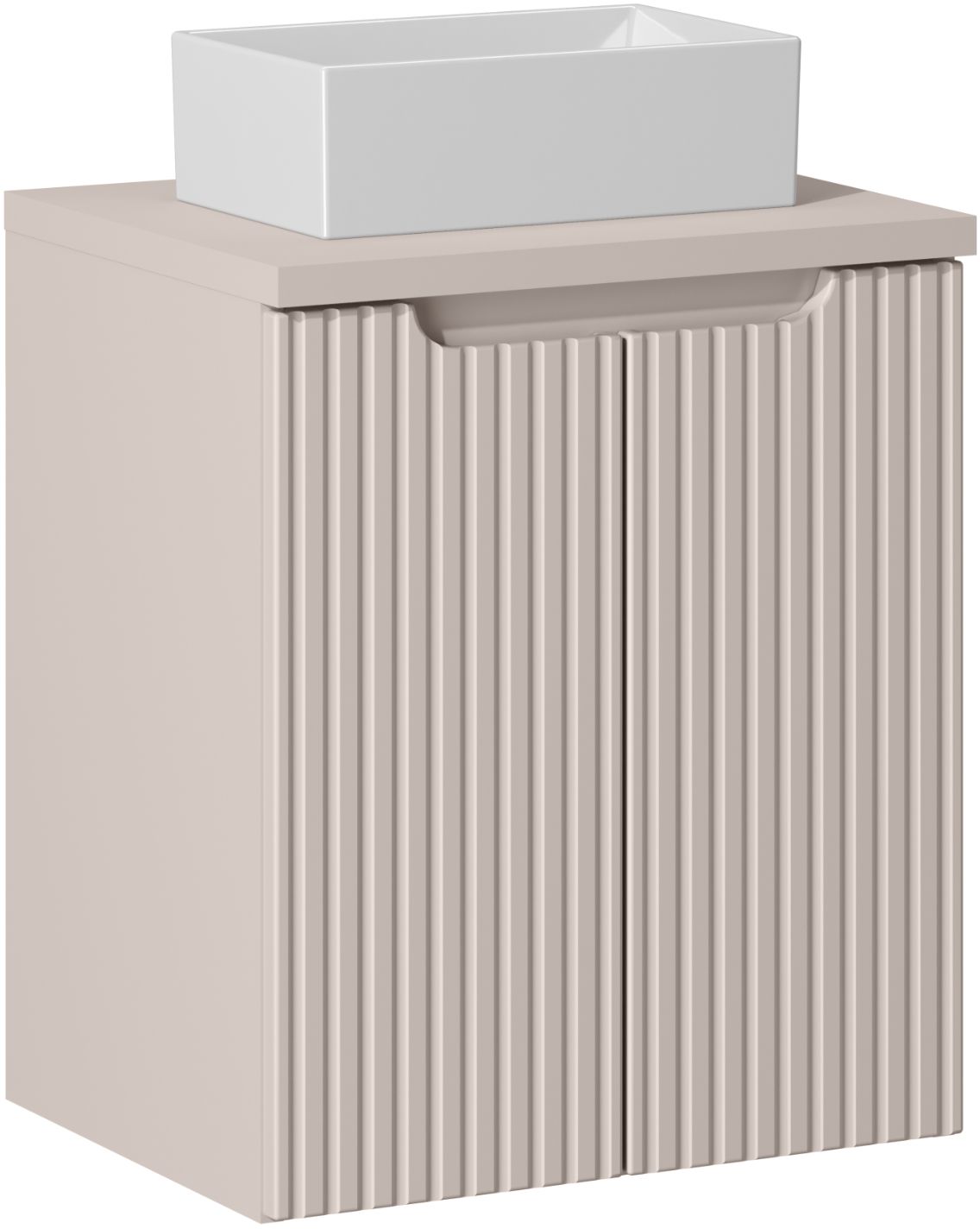 Set Unterschrank Comad Nova Cashmere NOVA CASHMERE 82-50-2D, Waschbecken Comad Gaja UN-GAJA35-SW 78570A(35), NOVA CASHMERE 89-50