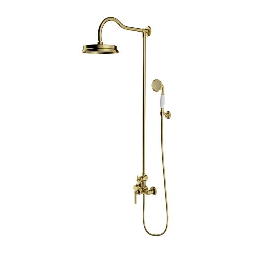 Omnires Armance Duschset Wandmontage mit Kopfbrause || AM5244BSB