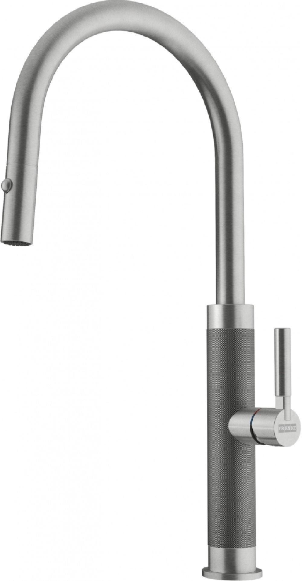 Franke Mythos Masterpiece Pull-Out Spray Küchenarmatur Stehend edelstahl 115.0711.554