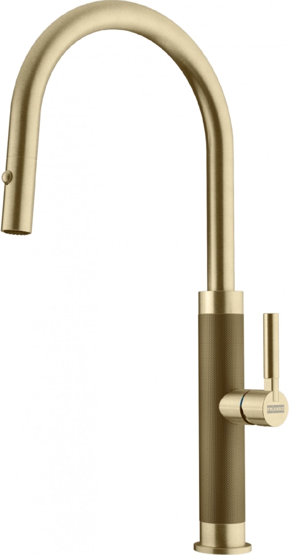 Franke Mythos Masterpiece Pull-Out Spray Küchenarmatur Stehend gold/altgold 115.0711.558