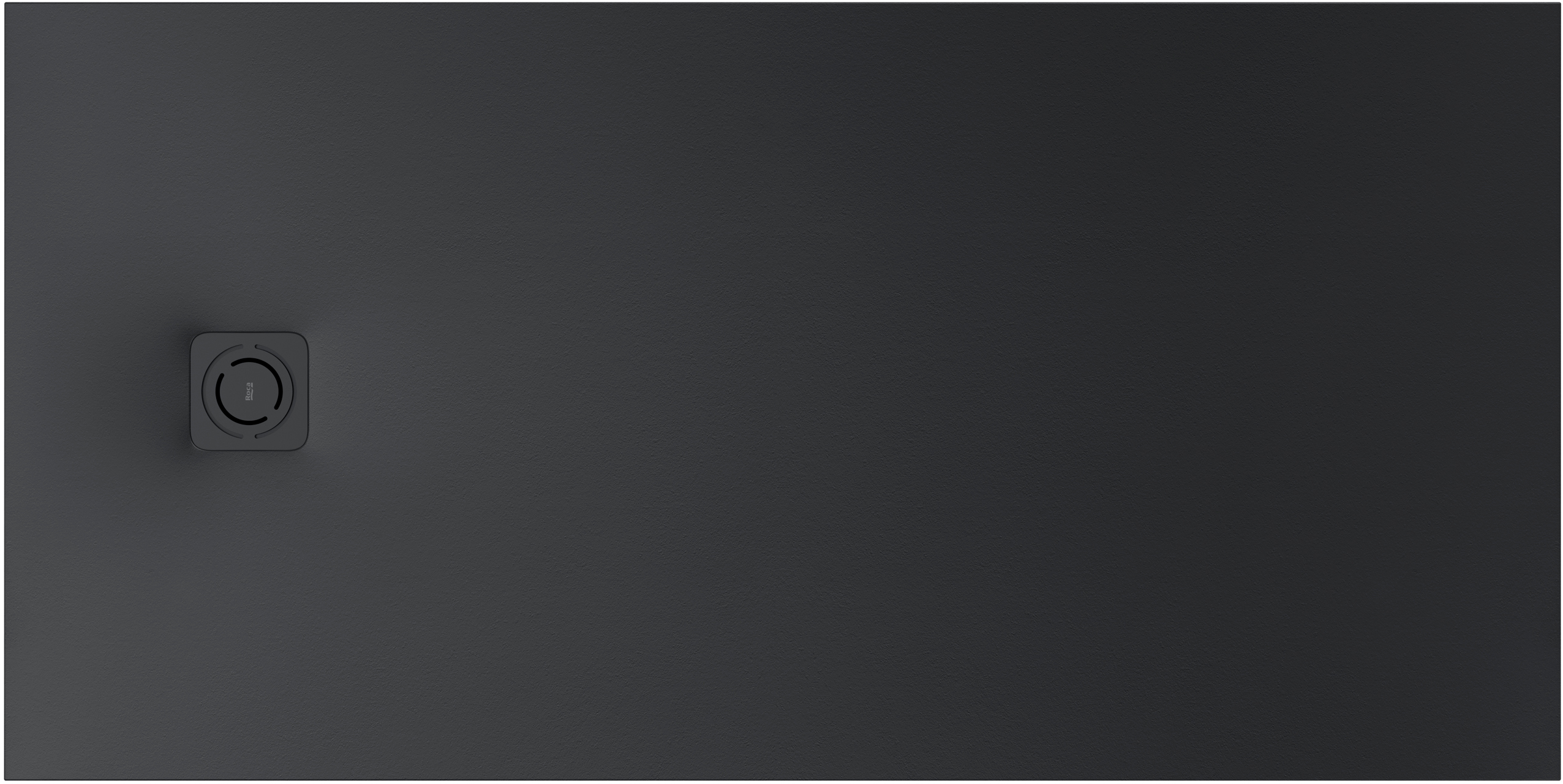 Roca Magma Rechteckige Duschwanne 160x80 cm schwarz APE0164032003400