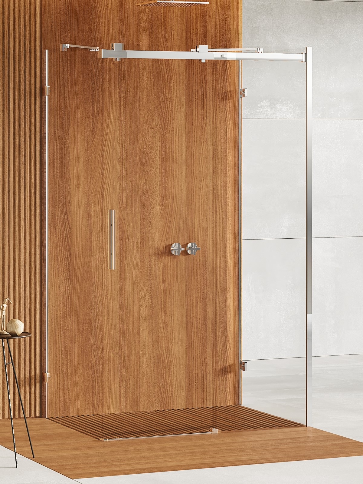 New Trendy Softi X Duschkabine 130x80 cm rechteckig chrom Glanz/durchsichtiges Glas EXK-5340