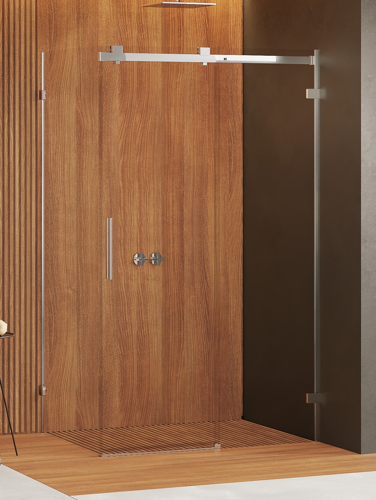 New Trendy Softi X Duschkabine 110x100 cm rechteckig chrom Glanz/durchsichtiges Glas EXK-5278
