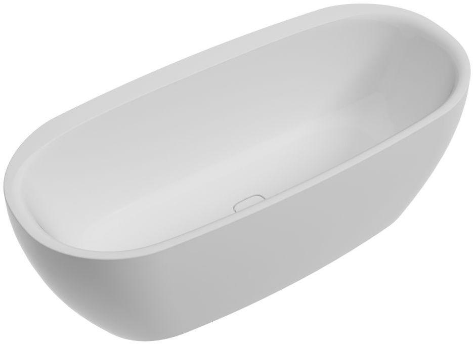 Hoesch iSensi Freistehende Badewanne 180x80 cm oval weiß 3893.010